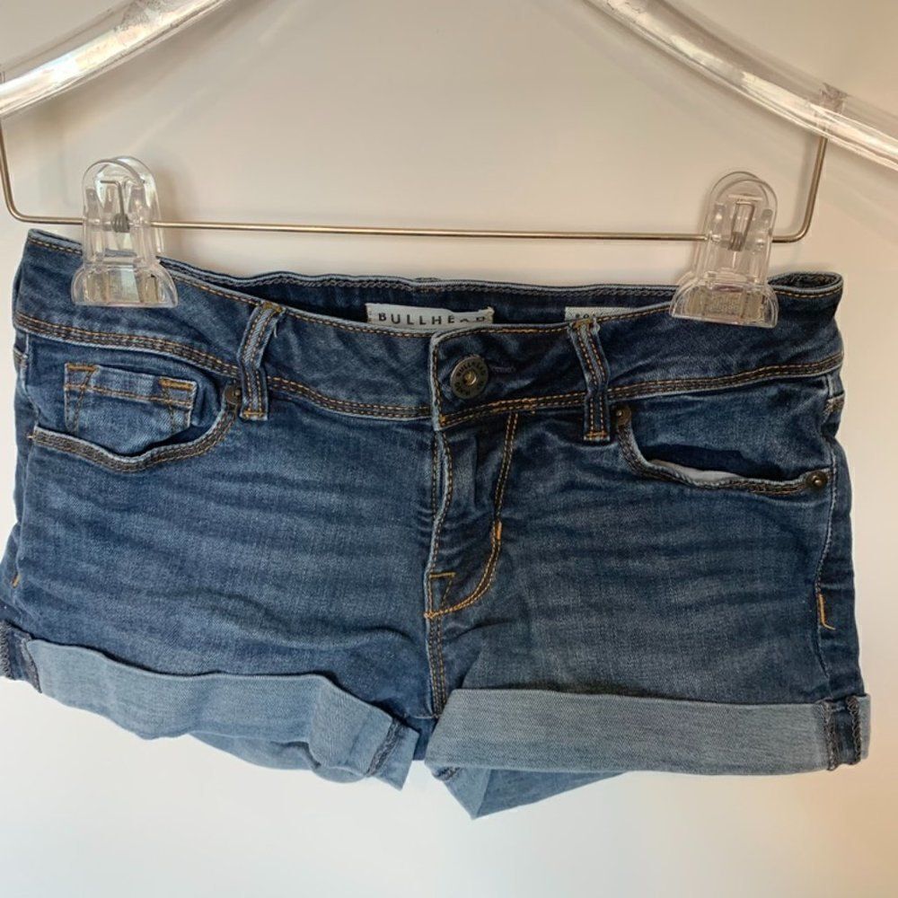 Bullhead Roll Up Denim Short